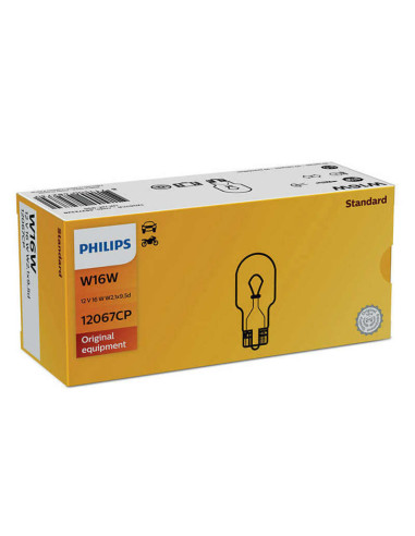 Ampoule PHILIPS Vision Moto W16W 12V 16W - x10