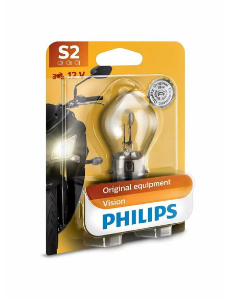 Ampoule PHILIPS S2 Vision Moto 12V/35/35W - x1