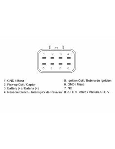 Boîtier CDI TECNIUM Yamaha YFM350X Grizzly 2