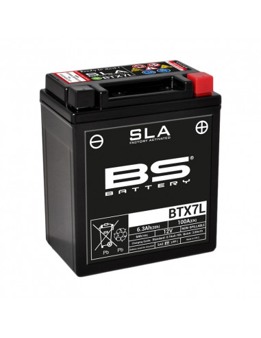 Batterie BS BATTERY SLA sans entretien activé usine - BTX7L