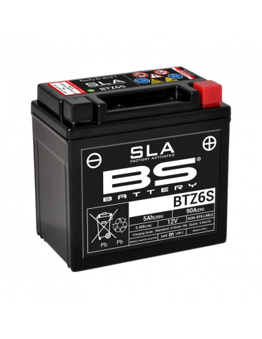 Batterie BS BATTERY SLA sans entretien activé usine - BTZ6S