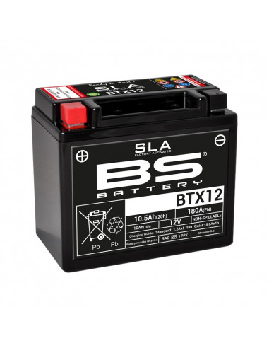 Batterie BS BATTERY SLA sans entretien activé usine - BTX12