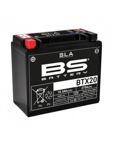 Batterie BS BATTERY SLA sans entretien activé usine - BTX20