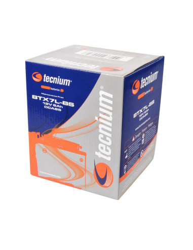Batterie TECNIUM Sans entretien avec pack acide - BTX7L-BS