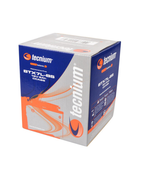 Batterie TECNIUM Sans entretien avec pack acide - BTX7L-BS