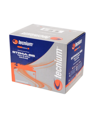 Batterie TECNIUM Sans entretien avec pack acide - BTR4A-BS