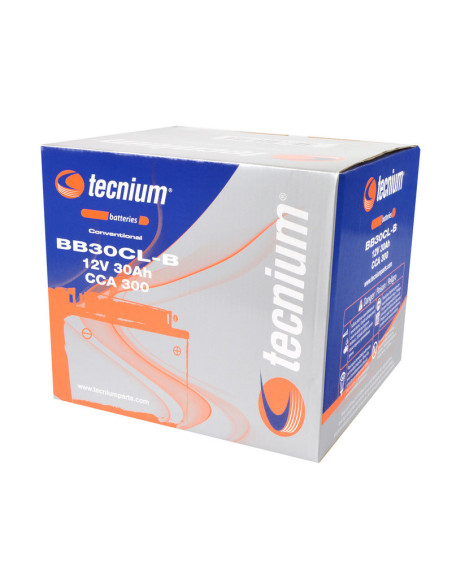 Batterie TECNIUM conventionnelle avec pack acide - BB30CL-B