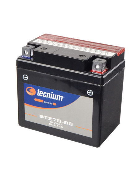 Batterie TECNIUM Sans entretien avec pack acide - BTZ7S-BS