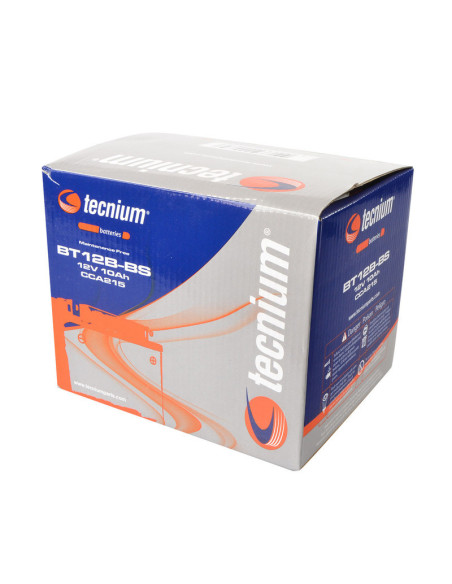 Batterie TECNIUM Sans entretien avec pack acide - BT12B-BS