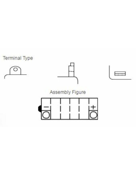 Batterie YUASA conventionnelle sans pack acide - YB3L-A