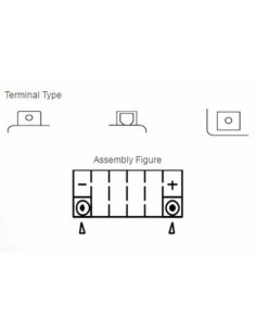 Batterie YUASA W/C sans entretien activé usine - YTZ8V 2