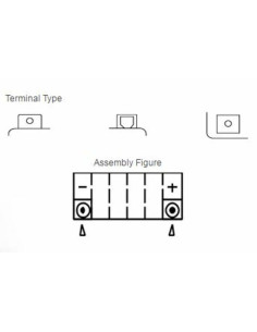 Batterie YUASA Sans entretien avec pack acide - YTX5L-BS 2