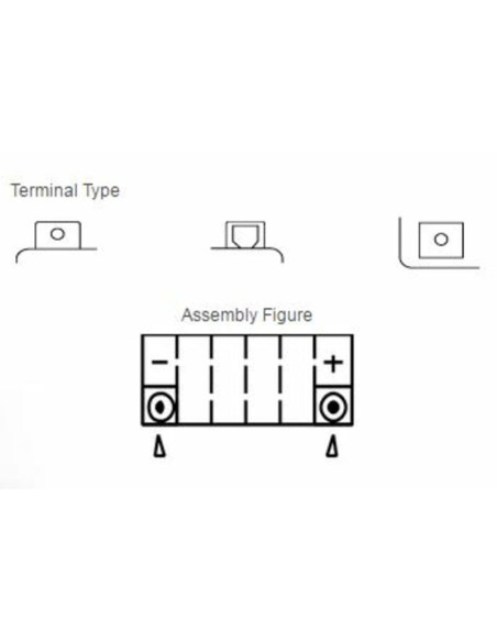 Batterie YUASA Sans entretien avec pack acide - YTX5L-BS