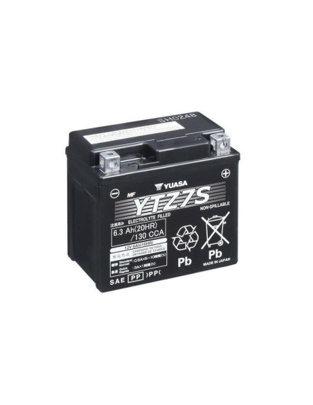 Batterie YUASA W/C sans entretien activé usine - YTZ7S