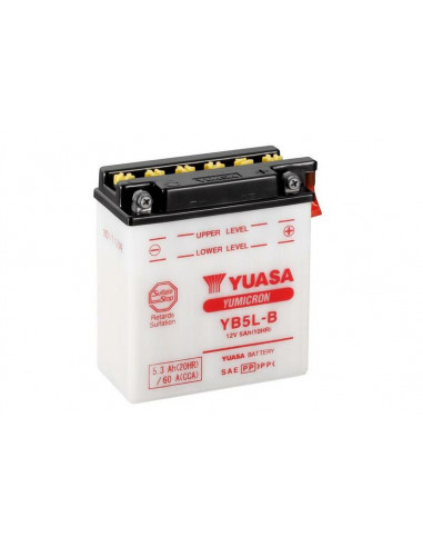 Batterie YUASA conventionnelle sans pack acide - YB5L-B