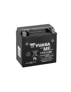 Batterie YUASA Sans entretien avec pack acide - YTX14-BS