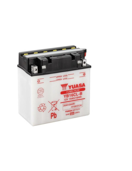 Batterie YUASA conventionnelle sans pack acide - YB16CL-B
