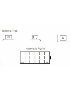 Batterie YUASA conventionnelle sans pack acide - YB16CL-B 2