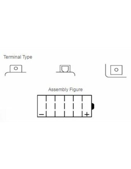 Batterie YUASA conventionnelle sans pack acide - YB16CL-B