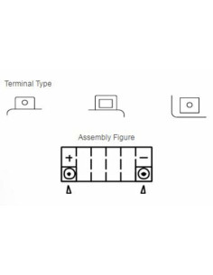 Batterie YUASA Sans entretien avec pack acide - YTX14H-BS 2