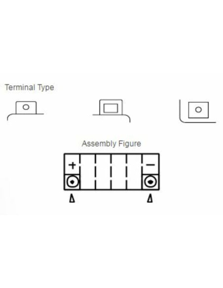 Batterie YUASA Sans entretien avec pack acide - YTX14H-BS