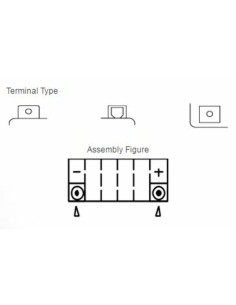 Batterie YUASA W/C sans entretien avec pack acide - YTZ6V 2