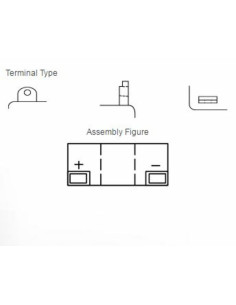 Batterie YUASA conventionnelle sans pack acide - 6N11A-4 2