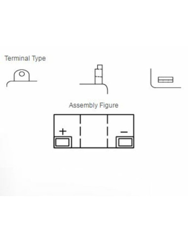 Batterie YUASA conventionnelle sans pack acide - 6N11A-4