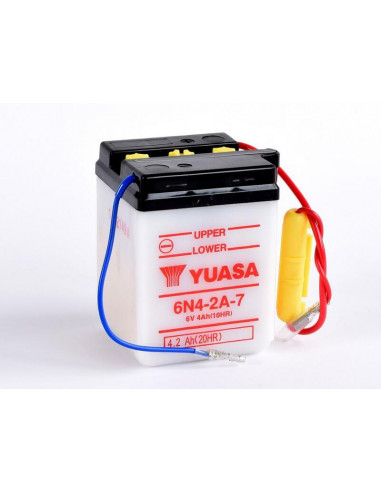 Batterie YUASA conventionnelle sans pack acide - 6N4-2A-7