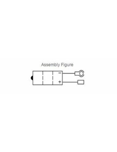 Batterie YUASA conventionnelle sans pack acide - 6N4A-4D