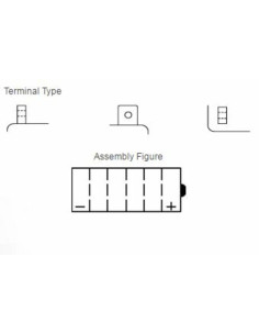 Batterie YUASA conventionnelle sans pack acide - 53030 2
