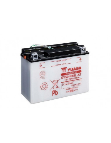 Batterie YUASA conventionnelle sans pack acide - SY50-N18L-AT