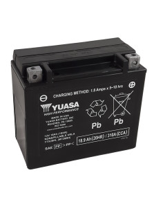 Batterie YUASA W/C sans entretien activée usine - YTX20HL FA