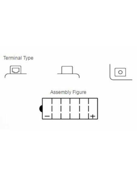 Batterie YUASA conventionnelle sans pack acide - YB9L-A2
