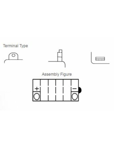 Batterie YUASA conventionnelle sans pack acide - YB16-B