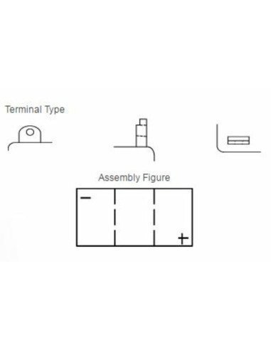 Batterie YUASA conventionnelle sans pack acide - B39-6