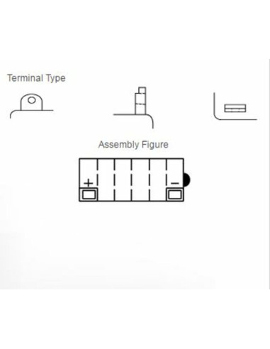 Batterie YUASA conventionnelle sans pack acide - 12N5.5-4B