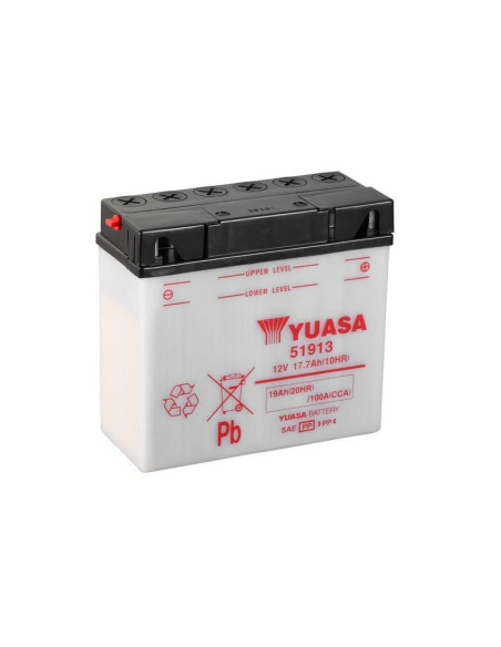 Batterie YUASA conventionnelle sans pack acide - 51913