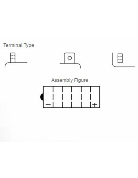 Batterie YUASA conventionnelle sans pack acide - 51913