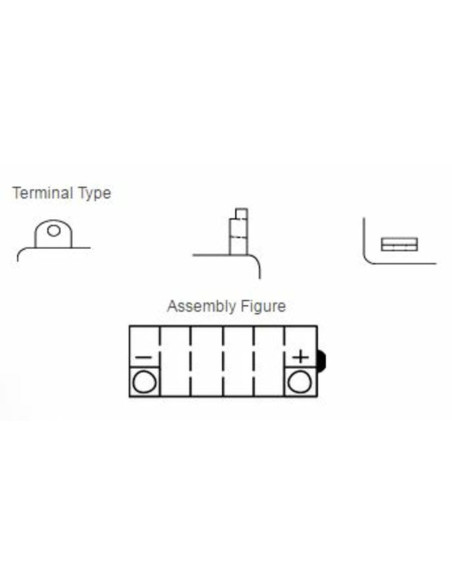 Batterie YUASA conventionnelle sans pack acide - YB9L-B
