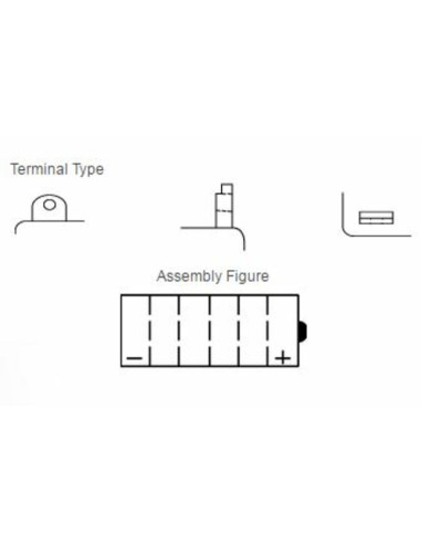 Batterie YUASA conventionnelle sans pack acide - YB3L-B