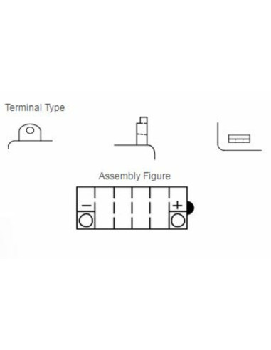 Batterie YUASA conventionnelle sans pack acide - YB10L-BP