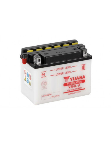 Batterie YUASA conventionnelle sans pack acide - YB4L-A