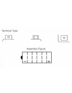 Batterie YUASA conventionnelle sans pack acide - YB4L-A 2