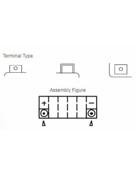 Batterie YUASA Sans entretien avec pack acide - YT14B-BS