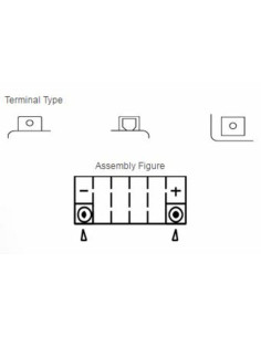 Batterie YUASA Sans entretien avec pack acide - YTX7L-BS 2