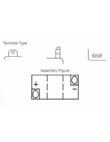Batterie YUASA conventionnelle sans pack acide - B49-6
