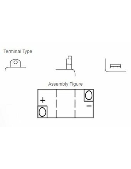 Batterie YUASA conventionnelle sans pack acide - B49-6