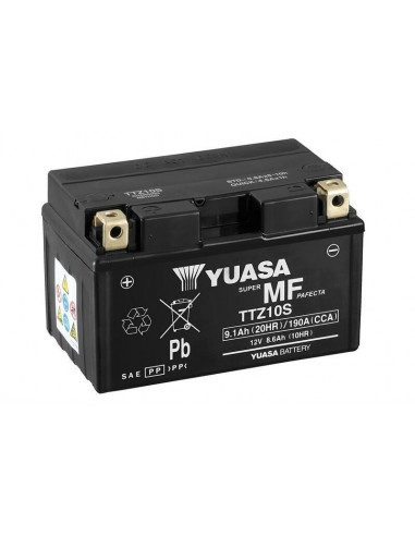 Batterie YUASA Sans entretien avec pack acide - TTZ10S