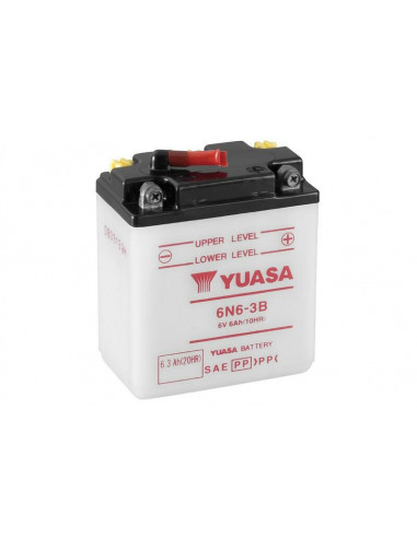 Batterie YUASA conventionnelle sans pack acide - 6N6-3B